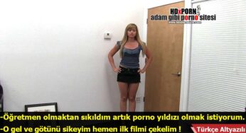 Kavruk Tenli Sarışın Deli Gibi Sikişiyor