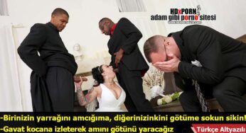 Düğünümüzde pasta yerine büyük zenci yarrağı yedim