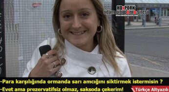 Röportaj Ayağına Sokakta Amcık Avlıyor
