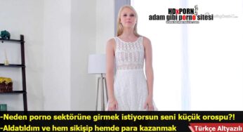 Sevgilisini aldatmak için porno sektörüne giriyor